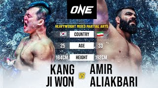 Kang Ji Won vs Amir Aliakabari  Full Fight Replay [upl. by Kezer512]