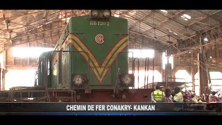 TRANSPORT  CHEMIN DE FER CONAKRYKANKAN RTG GUINEE 224 [upl. by Lorraine507]