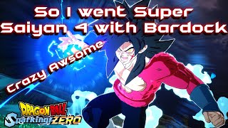 Super Saiyan 4 Bardock In Sparking Zero [upl. by Aleda]