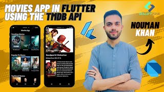 Movies App in Flutter using TMDB API  REST APIs [upl. by Eimia]