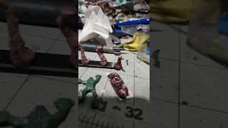 Halloween Sneak Peak greenstuff halloween miniature monsters easteregg miniaturepainting diy [upl. by Eelesor]