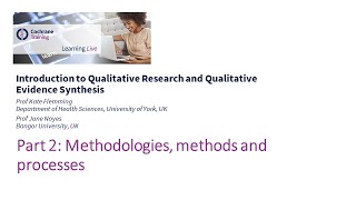 Part 2 Methodologies methods and processes [upl. by Eenej]