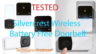 Silvercrest Wireless Battery Free Doorbell [upl. by Kenna583]