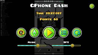 GPhone Dash  A phone made in the Geometry Dash Level Editor [upl. by Leipzig]