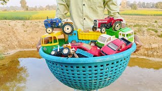 Gadi Cartoon Video  Tractor  Dump Truck  Auto Rickshaws  Mahindra  Toys Video  Parth Kids [upl. by Southard819]