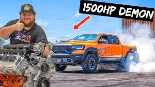 I Put a 1500HP Engine in My Twin Turbo Trx [upl. by Siloam]