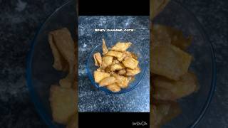 Spicy diamond cutsfood cooking recipe snackskidscookwithmelikeslovetrendingshortsviews [upl. by Hogle]