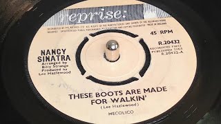 Nancy Sinatra  These Boots Are Made For Walkin 1965 7quot Single [upl. by Aikin]