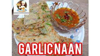 garlic naan without oven by Fabbs kitchen naan tandoorinaan piyazinaan food recipe cooking [upl. by Casie]