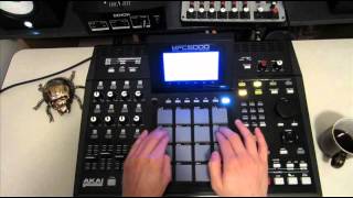 Spinscott  Live MPC 5000 Drumming  Freestyle Jungle  DnB 2 [upl. by Nogem]