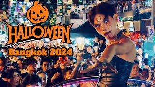 Bangkok Halloween Madness at Khaosan Road  Part1 [upl. by Enirroc788]