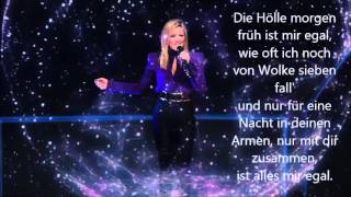 Helene Fischer Die Hölle Morgen Früh Lyrics [upl. by Ailee]