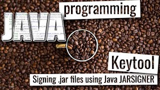 How to sign java jar application using jarsigner [upl. by Selda]