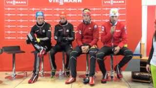 Press Conference ChauxNeuve Team Sprint 13012013 [upl. by Adnahsal]