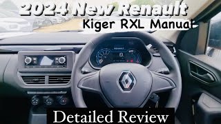 660 Lakh 2024 New Renault Kiger RXL Manual Transmission⛽  Audio amp Features Review vikasvlogs11 [upl. by Alva]