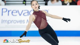 Alysa Lius threepeat attempt derailed in US Nationals free skate  NBC Sports [upl. by Jr]