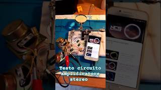 Testo circuito Amplificatore stereo appena realizzato il video completo lo trovate sul mio canale [upl. by Norda]