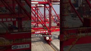 This is the Yangshan Port known as the Devils Wharf is the worlds largest smart container po [upl. by Northington66]