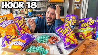 Living off TAKIS for 24 HOURS [upl. by Bakki]