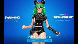 ZOEY 💣 KAWAII DARK STYLE  Fortnite Neaplay [upl. by Harvie968]