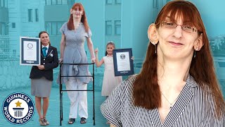 Tallest Living Woman  Guinness World Records [upl. by Boigie107]