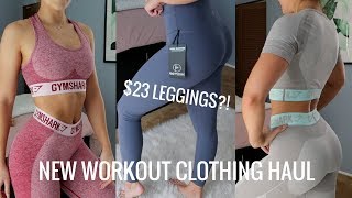 NEW WORKOUT GEAR  Try On Review and More 23 Leggings [upl. by Nolaj]