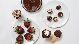 How to Make Chocolate Shell  Sunset [upl. by Kincaid]