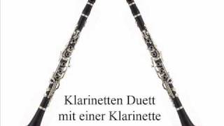 Klarinetten Duett mit einer Klarinette clarinet [upl. by Handal]