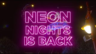 Neon Nights Is Back Dreamworlds Park After Dark [upl. by Gnirps]