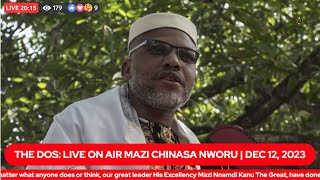 THE DOS Join Mazi Chinasa Nworus Live Interactive Session Via RBL  DEC 12 2023 [upl. by Motch]