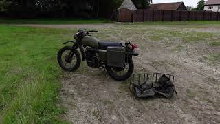 1980 Can am Bombardier 250 Mk2 Military motorcycle [upl. by Htepsle]