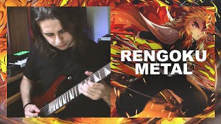 RENGOKU 9th form METAL cover 🔥 Mugen Train OST [upl. by Ahsenit934]