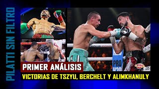 Ganaron los favoritos Tim Tszyu Alimkhanuly y Miguel Berchelt ¿Qué peleas vimos [upl. by Akaya]