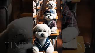 Dogs schoolcute part3 funny part2 dog doyouseewhatisee automobile pets animals [upl. by Casie]