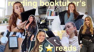 reading booktubers 5 ⭐️ reads [upl. by Dazhehs]