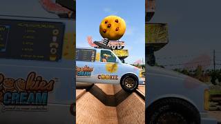 Tractor Tow Food Van vs Gutter short beamng beamngdrive beamngcrashes trucksvs [upl. by Oriane]