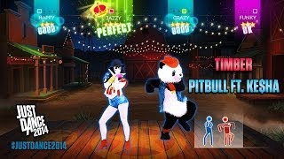 Pitbull ft Keha  Timber  Just Dance 2014  DLC Gameplay [upl. by Elana]