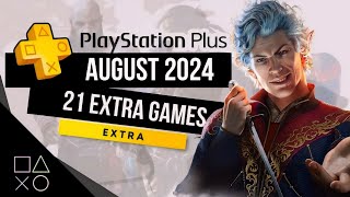 PlayStation Plus Extra August 2024 Games  PS Plus Extra August 2024 [upl. by Leaj]