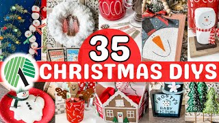 🎄35 CHRISTMAS DIYS You Need to make for 2024 AFFORDABLE DIY decor and Dollar Tree crafts [upl. by Menis]