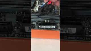 How to connect the 24pin psu cable on your motherboard shorts rambo pcs gaming [upl. by Zebulon]