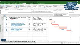 Clase 03  Programación Control y Seguimiento de Proyectos con MS Project [upl. by Yraeg]