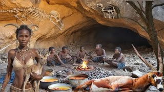 Inside The Incredible World Of The Hadzabe Tribe  Hunting Cooking amp Surviving [upl. by Jeu]