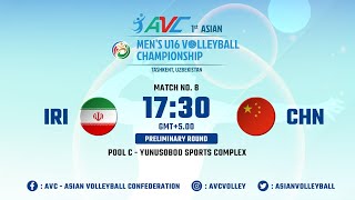 Iran VS China  The 1st Asian Mens U16 Volleyball Championship [upl. by Winton]