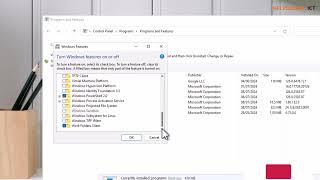 How to Enable or Disable Features in Windows 11  Windows 11 Features How to Turn Them On or Off [upl. by Naugal828]