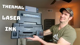 Best Printer for Home Use and Small Business Inkjet Vs Laser Vs Thermal Printers [upl. by Darbie297]