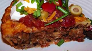 Gluten Free Bisquick Impossible Taco Pie [upl. by Flory760]