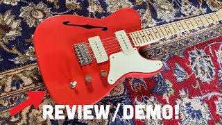 Squier Paranormal Cabronita Telecaster Thinline ReviewDemo [upl. by Quackenbush]