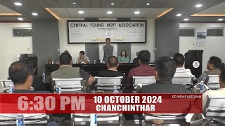 DD News Mizoram  Chanchinthar  10 October 2024  630 PM [upl. by Ahseral]