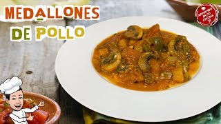 Medallones de Pollo con champiñones [upl. by Okajima]