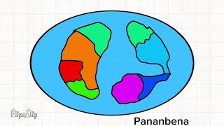 Pangea 250mya to 280myfn [upl. by Charmaine83]